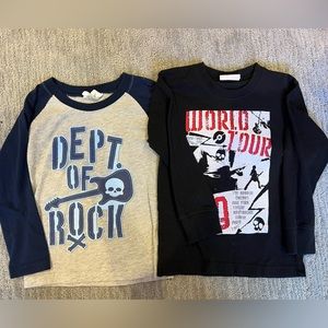 Two Bottlecaps Toddler Boy Long Sleeve T-Shirt Tee - 3T